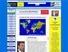 Tablet Screenshot of filinfofrance.fil-info-france.com