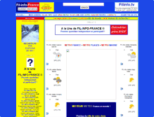 Tablet Screenshot of france-meteo-gratuite.fil-info-france.com