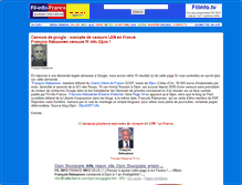 Tablet Screenshot of censure-google-censure-len-france.fil-info-france.com
